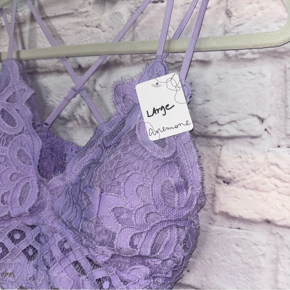 Lavender Lace Bralette - Picture 3 of 11